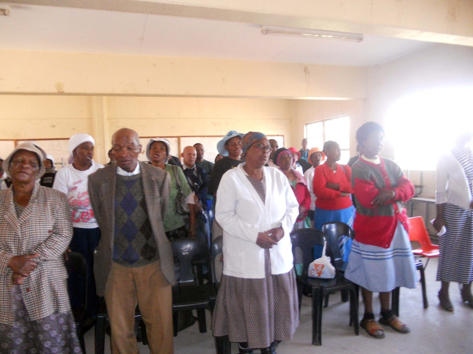 Participant feedback meeting Khulumani East Rand